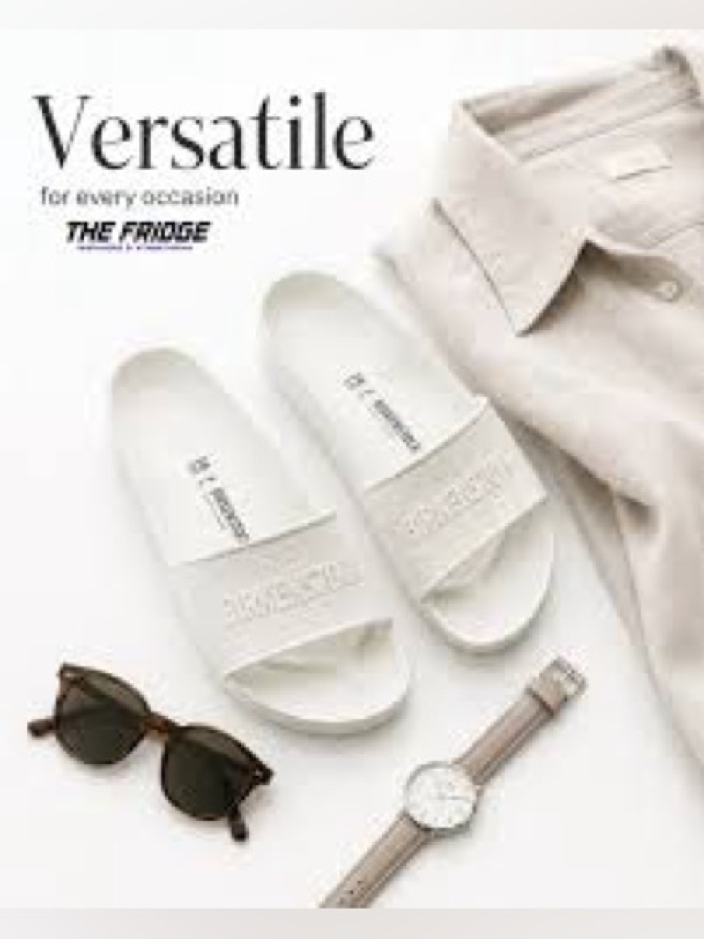 Birkenstock Barbados EVA White Slide Sandals Women’s Size 8 / EU 39 Narrow - Picture 3 of 11